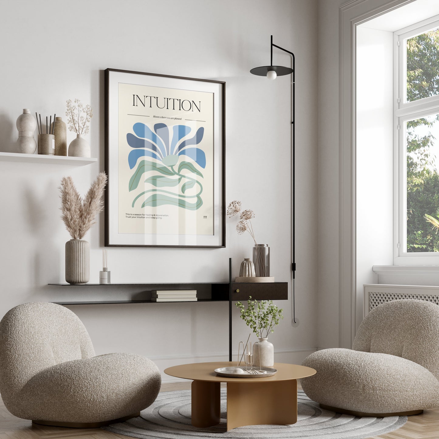 Premium Poster of Intuition Bloom Where You Are Planted Art Posters