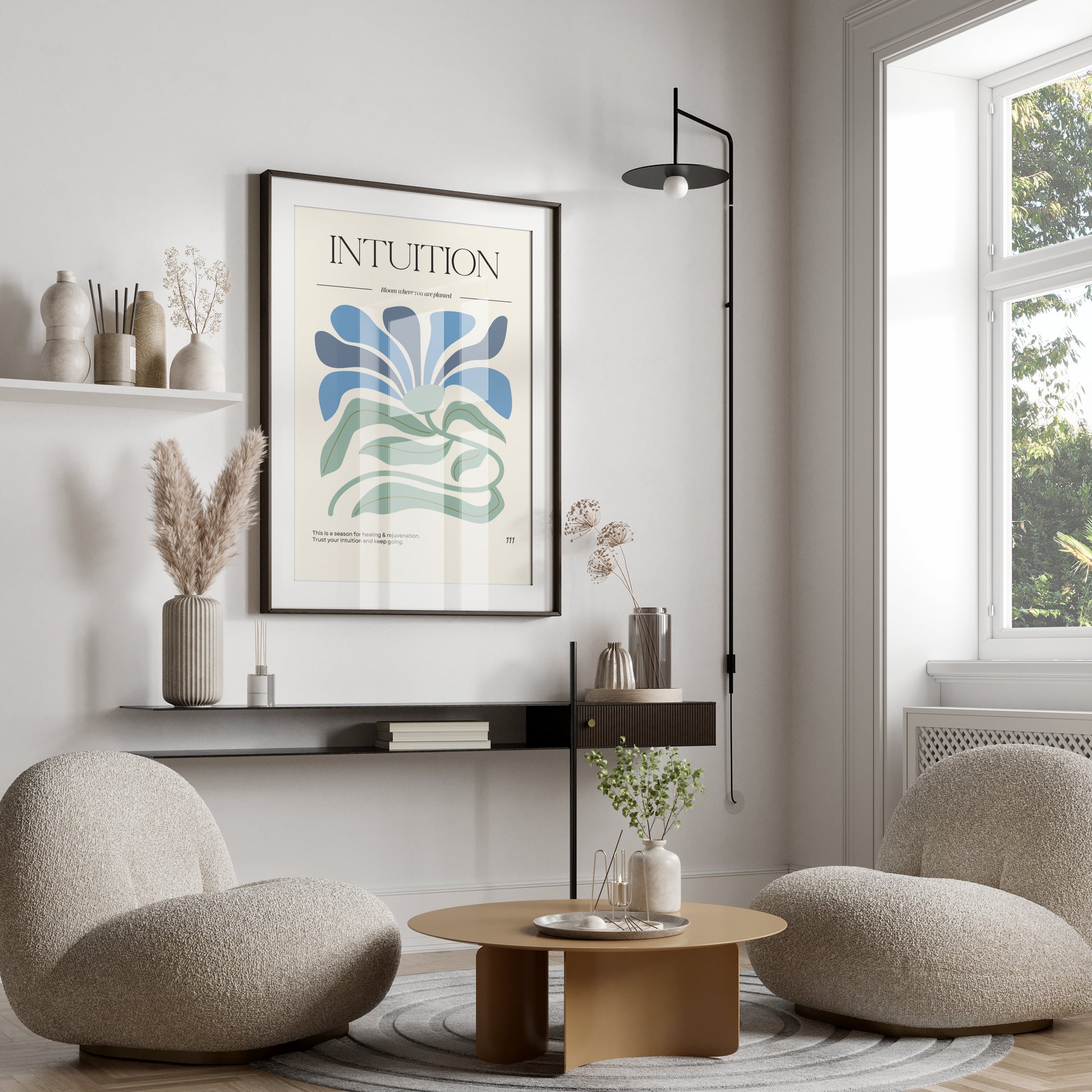 Premium Poster of Intuition Bloom Where You Are Planted Art Posters