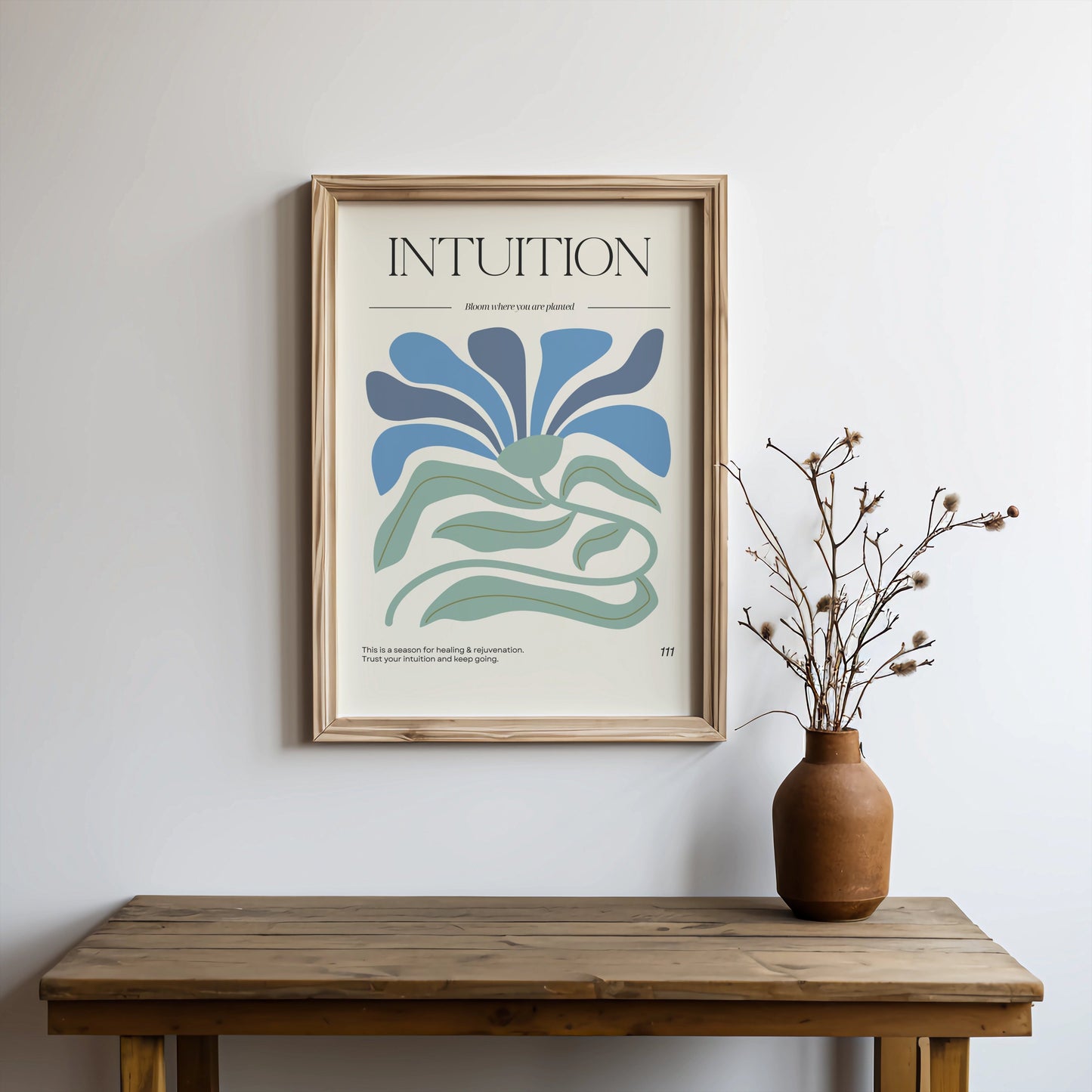 Premium Poster of Intuition Bloom Where You Are Planted Art Posters