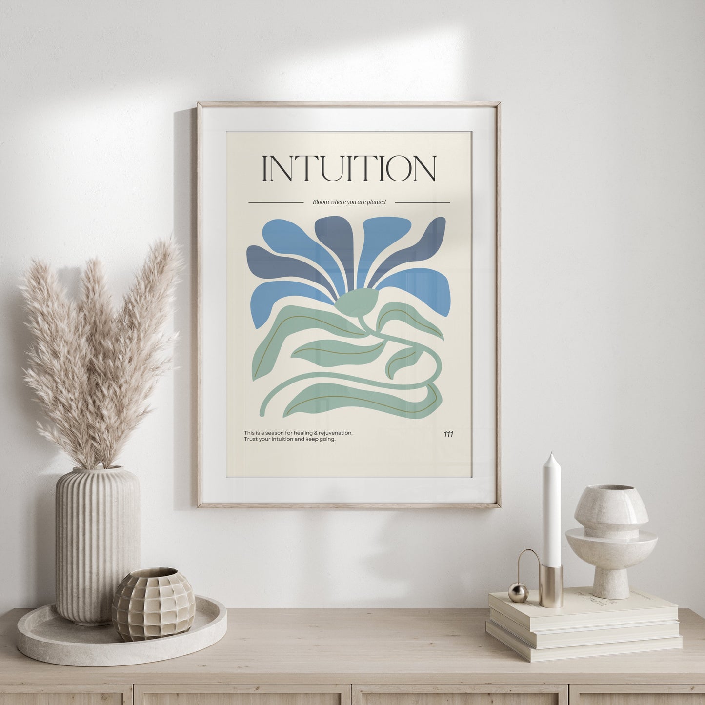 Premium Poster of Intuition Bloom Where You Are Planted Art Posters