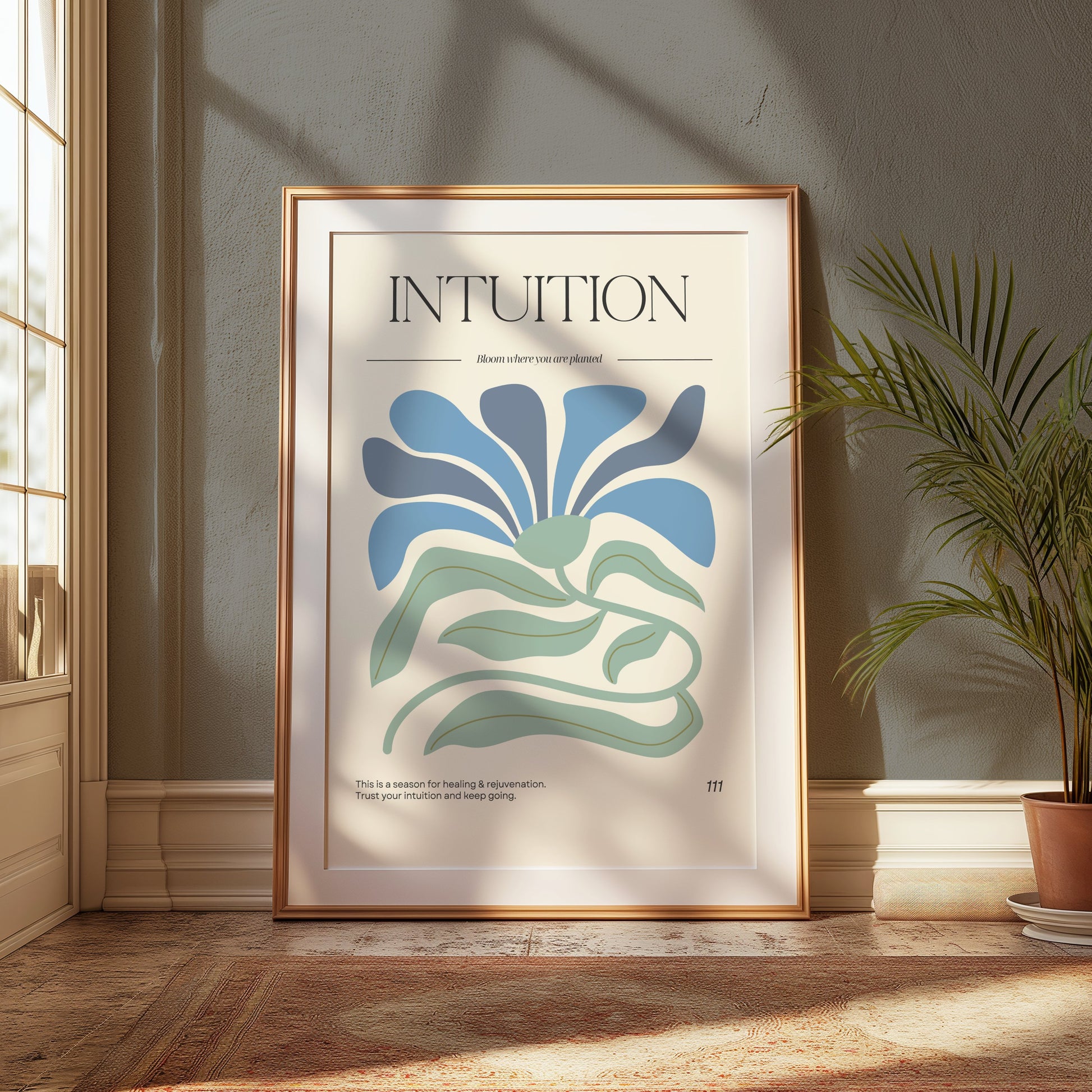 Premium Poster of Intuition Bloom Where You Are Planted Art Posters
