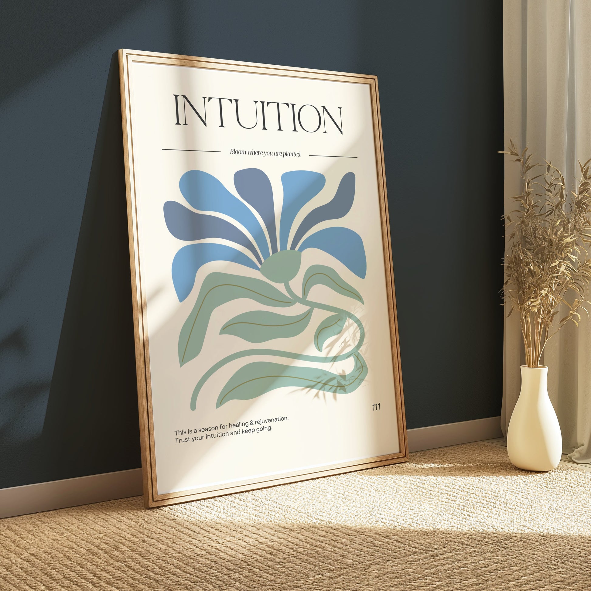 Premium Poster of Intuition Bloom Where You Are Planted Art Posters