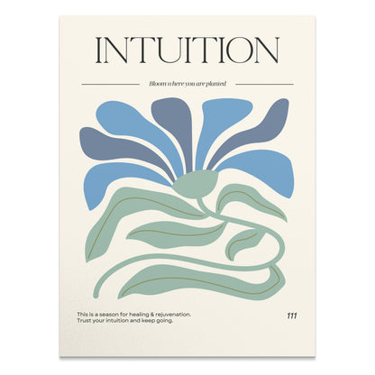 Premium Poster of Intuition Bloom Where You Are Planted Art Posters