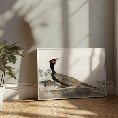 Premium Poster of Japanese Art Pheasant Painting Decorative Posters