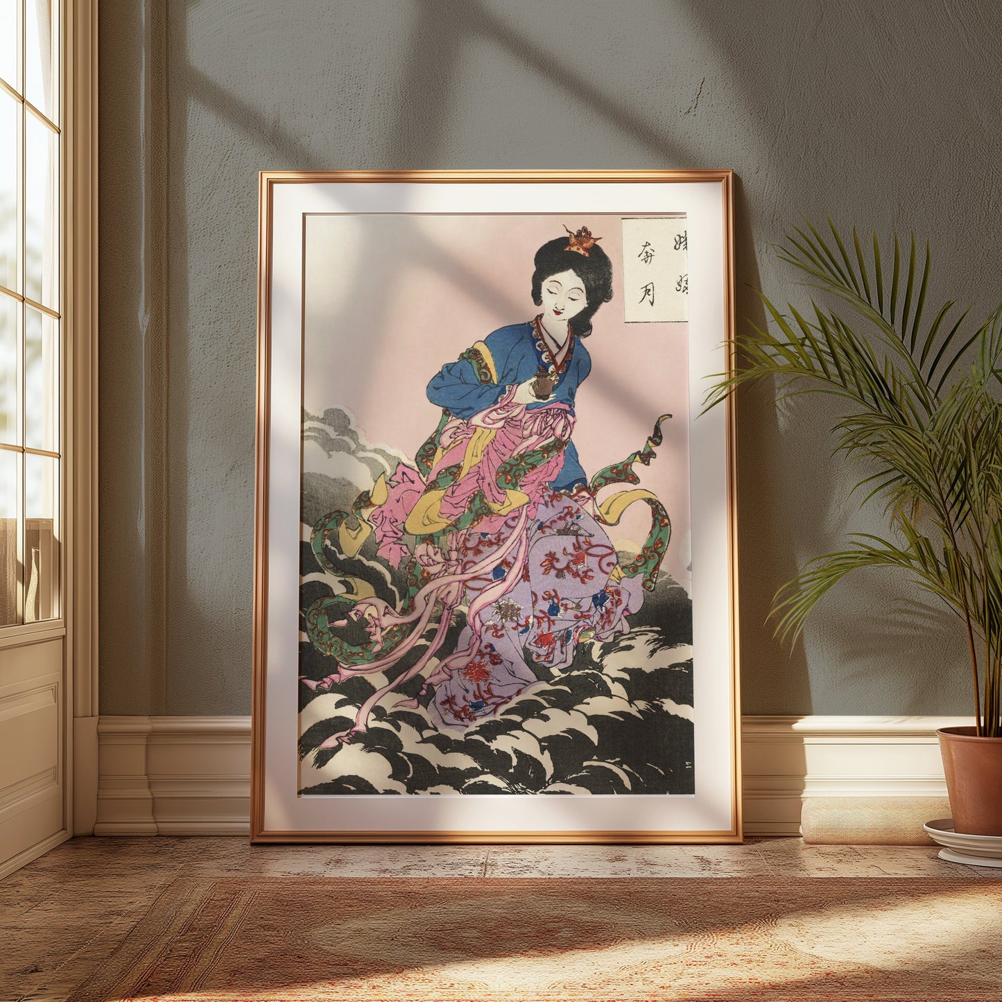 Premium Poster of Japanese Art Style Seamless Pattern Design Posters