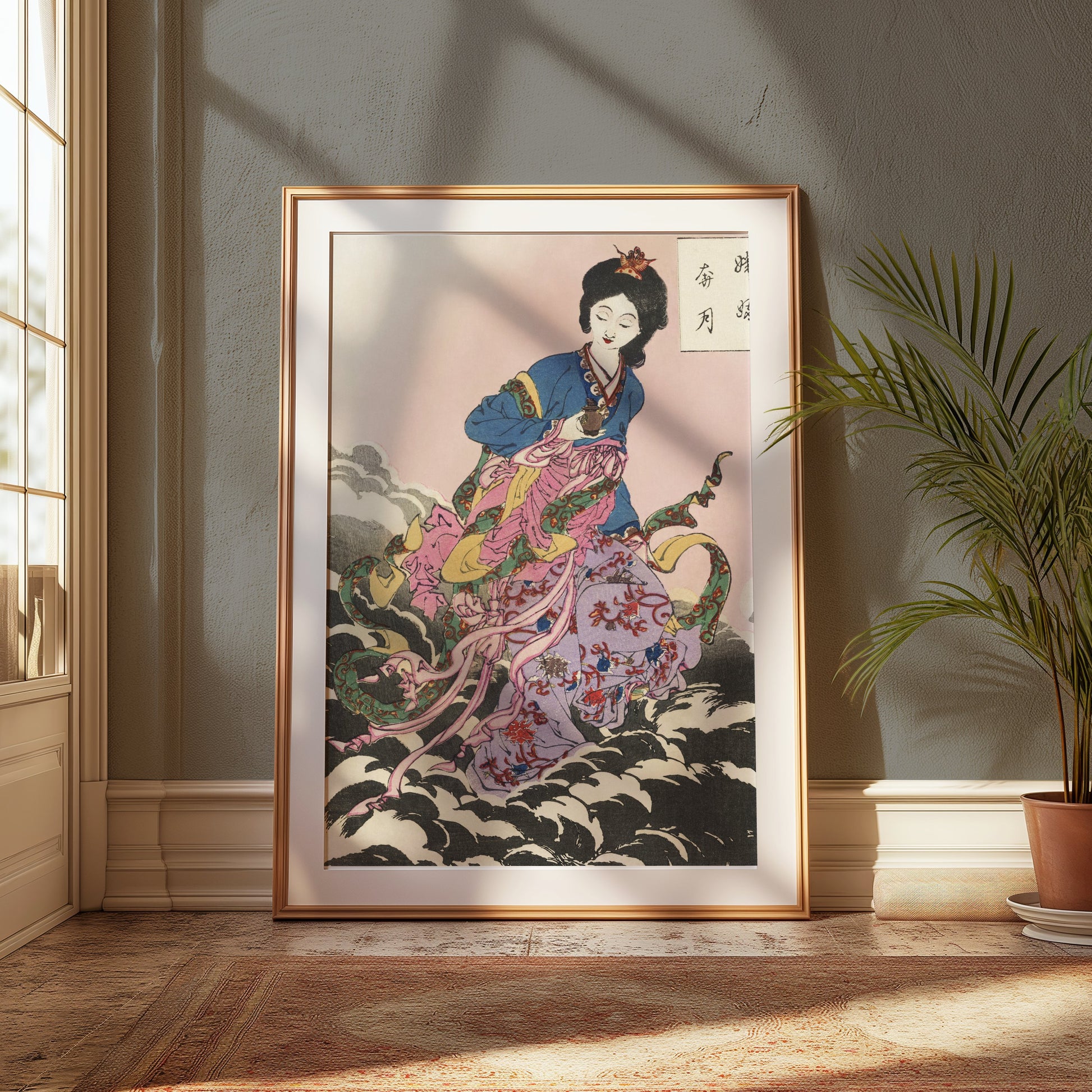 Premium Poster of Japanese Art Style Seamless Pattern Design Posters