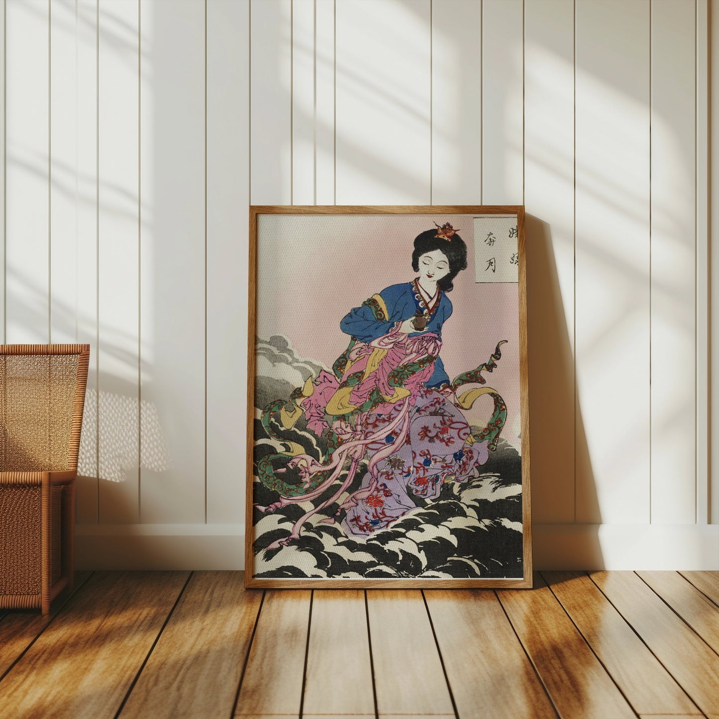 Premium Poster of Japanese Art Style Seamless Pattern Design Posters