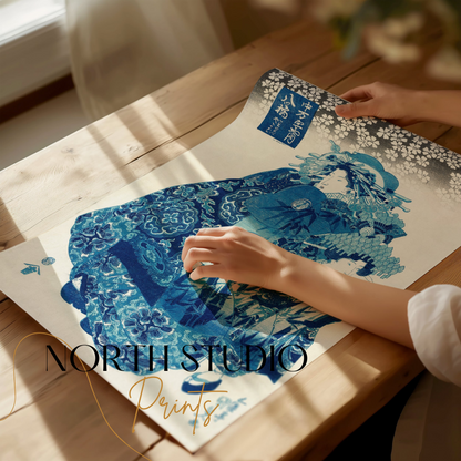 Premium Poster of Japanese Art Ukiyo-e Style Traditional Japanese Posters