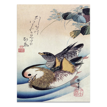 Premium Poster of Japanese Birds and Flower Aesthetic Art Posters