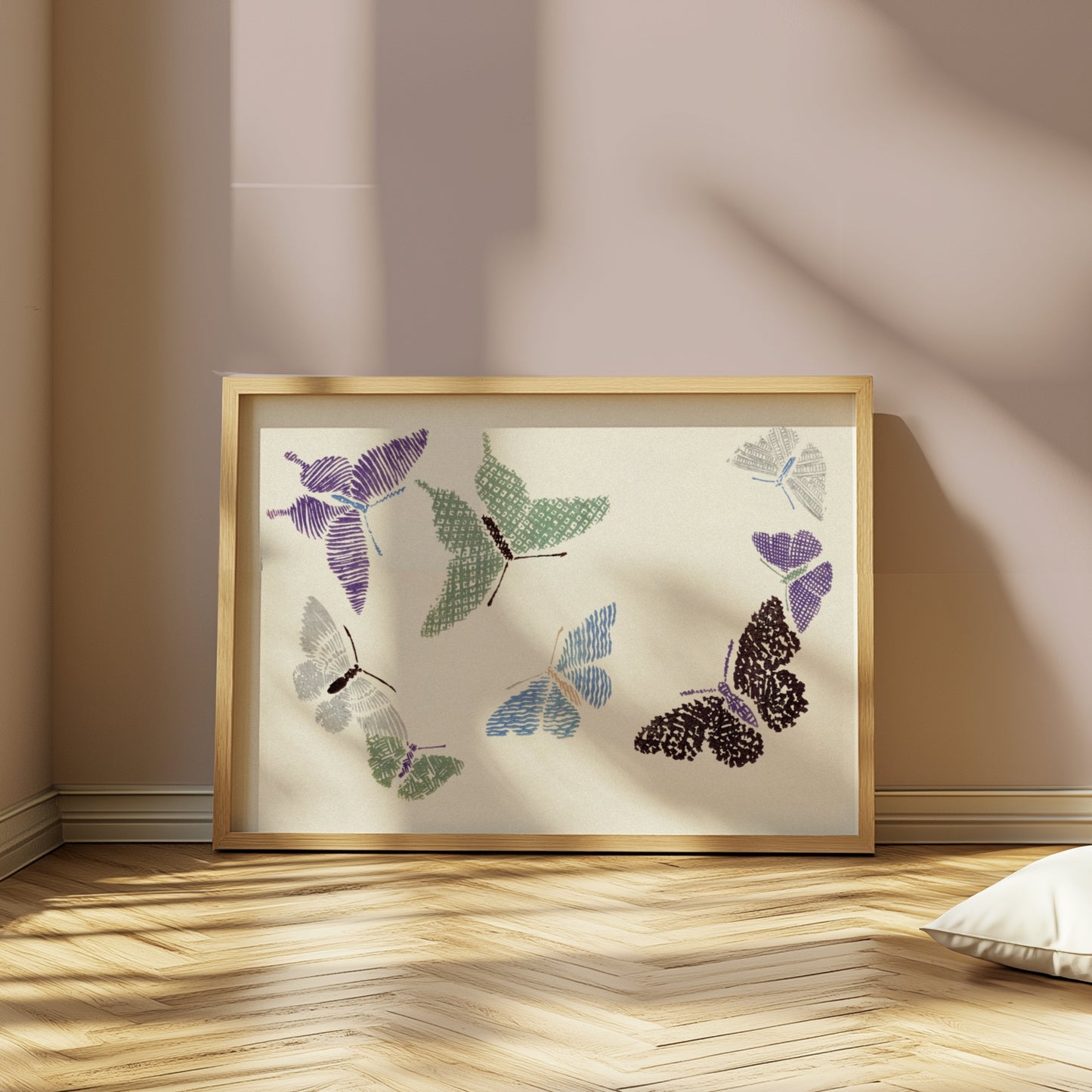 Premium Poster of Japanese Butterfly Art Print Posters