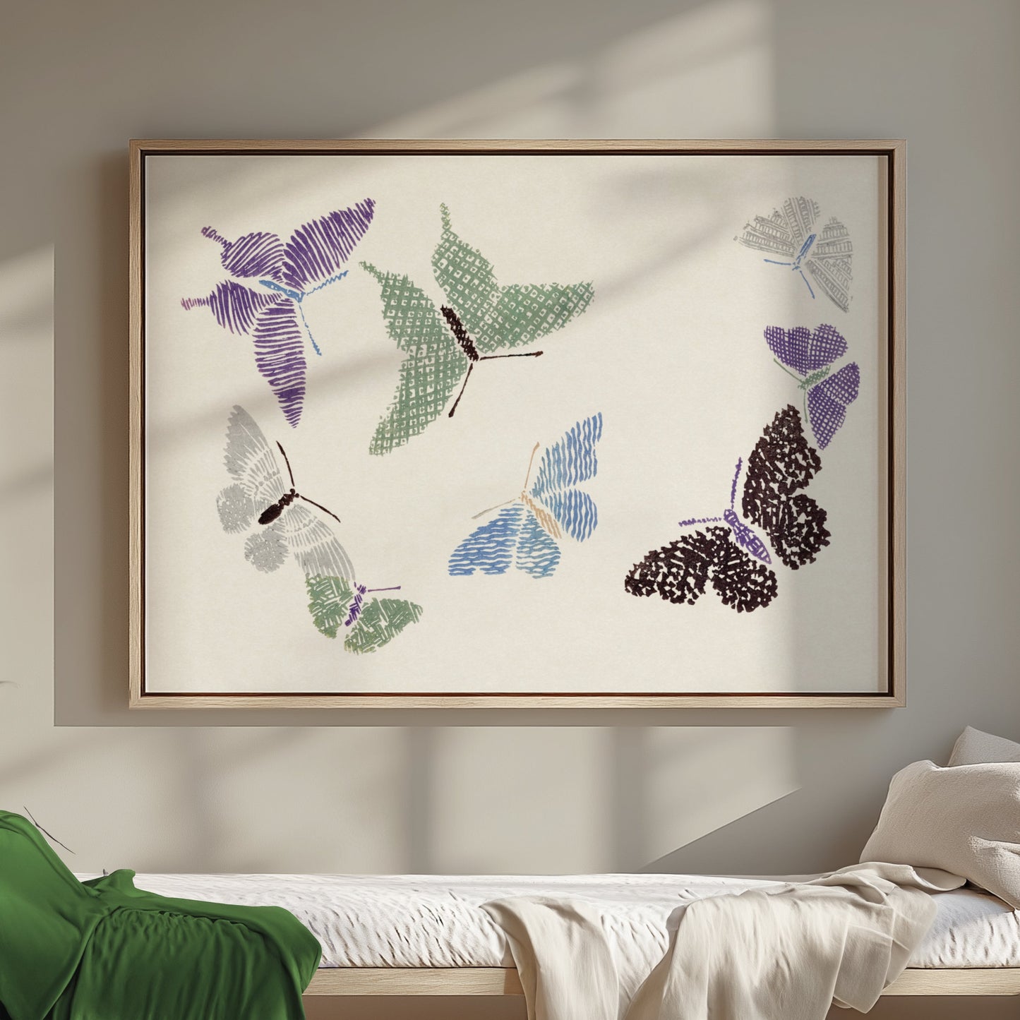 Premium Poster of Japanese Butterfly Art Print Posters