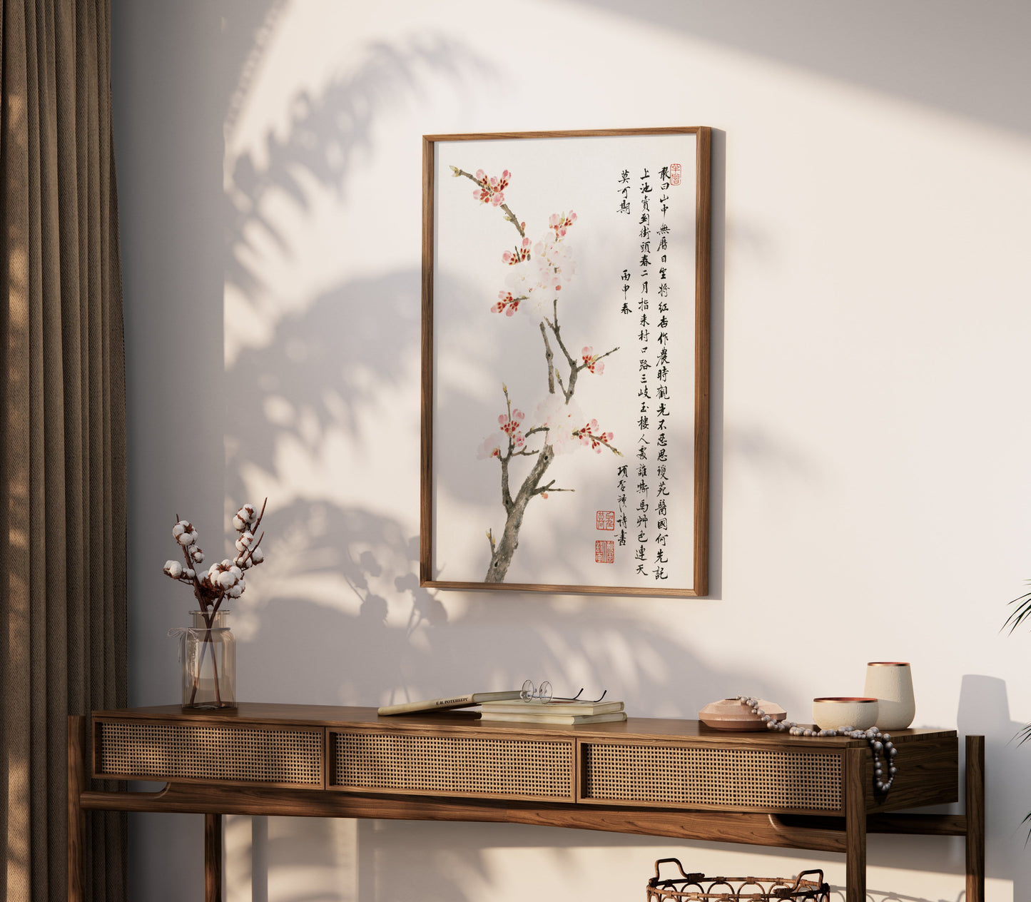 Premium Poster of Japanese Cherry Blossom Art Decor Posters