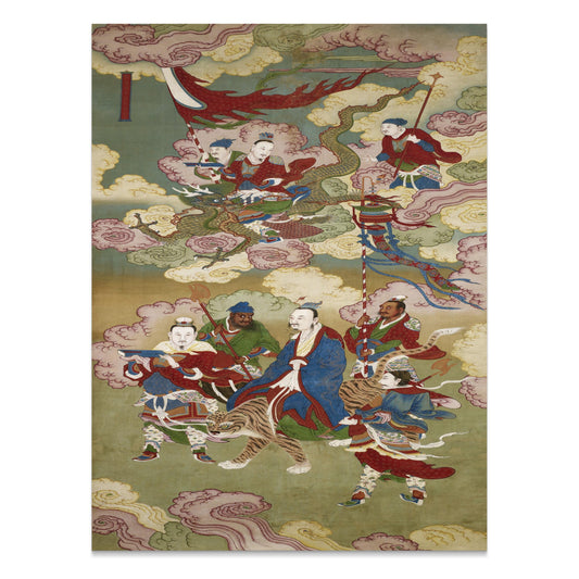 Premium Poster of Japanese Historical Artwork Featuring Myths Posters
