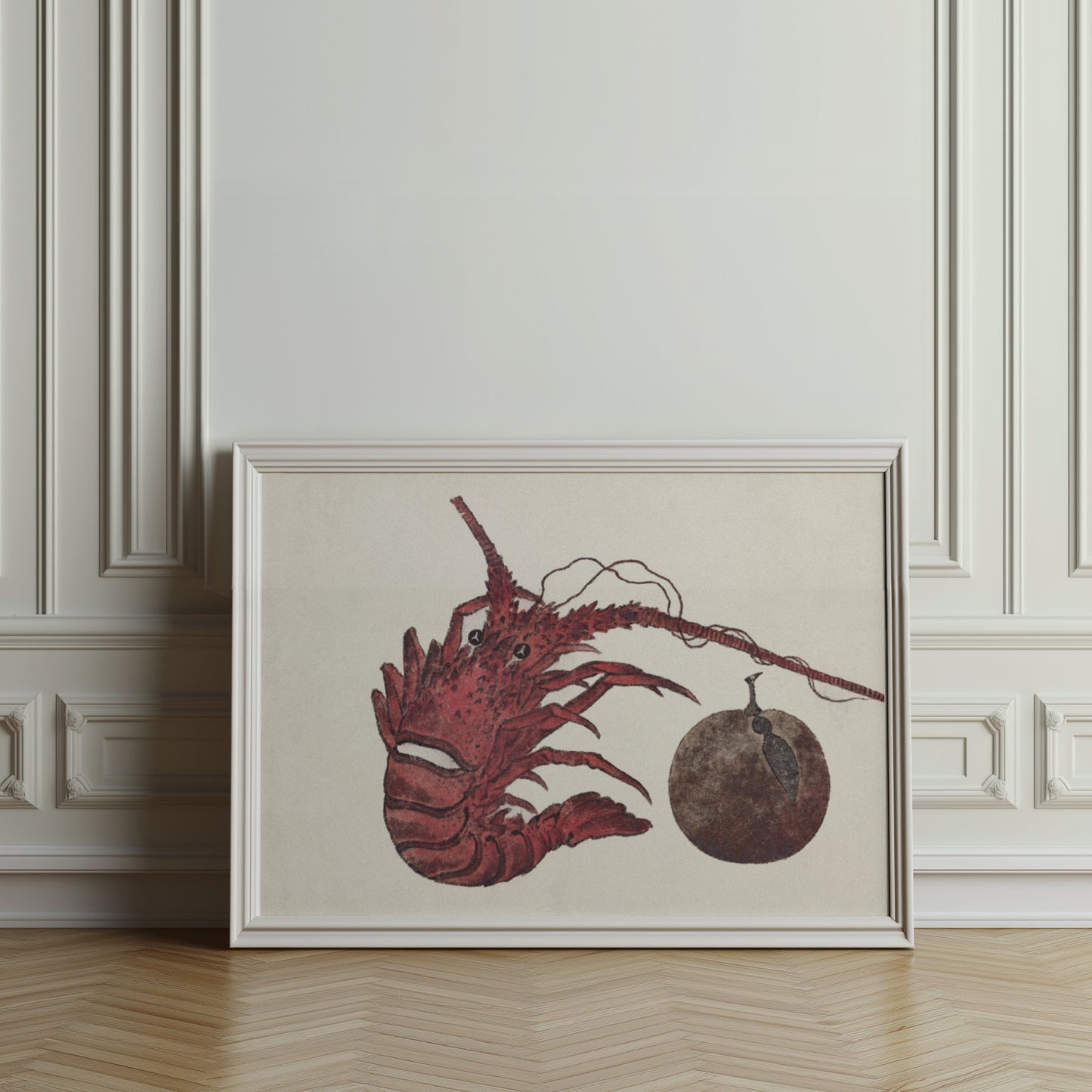 Premium Poster of Japanese Lobster Underwater Art Print Decorative Posters