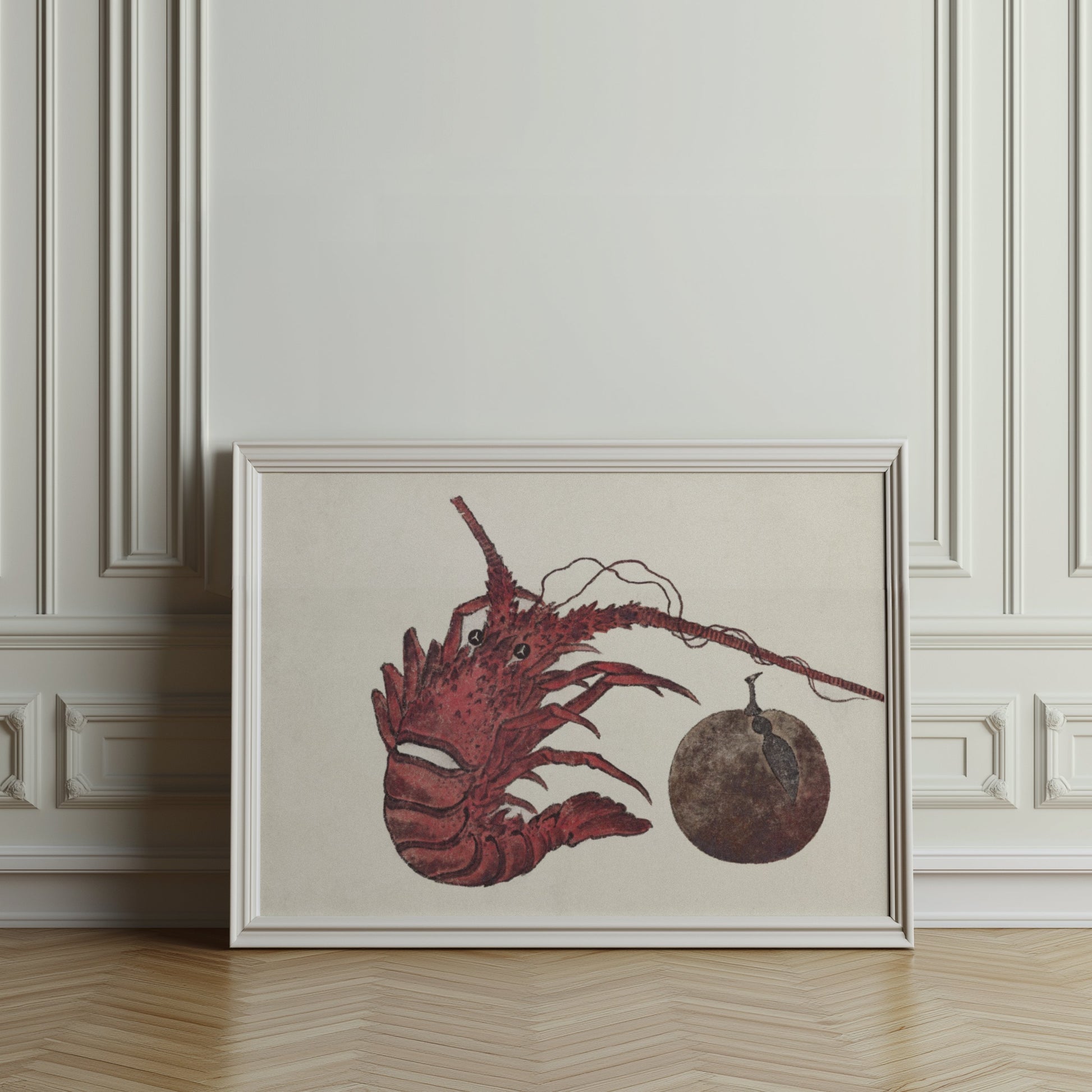 Premium Poster of Japanese Lobster Underwater Art Print Decorative Posters