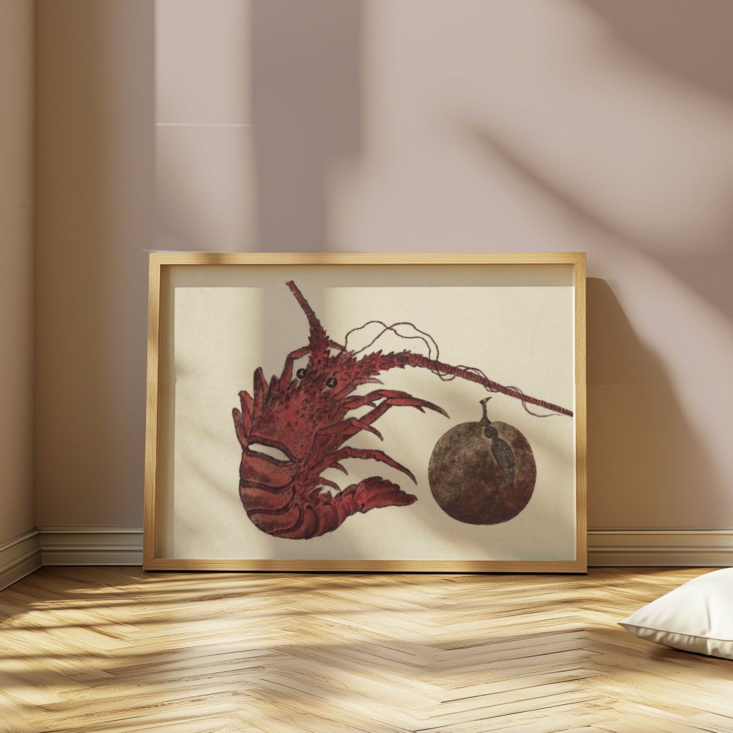 Premium Poster of Japanese Lobster Underwater Art Print Decorative Posters