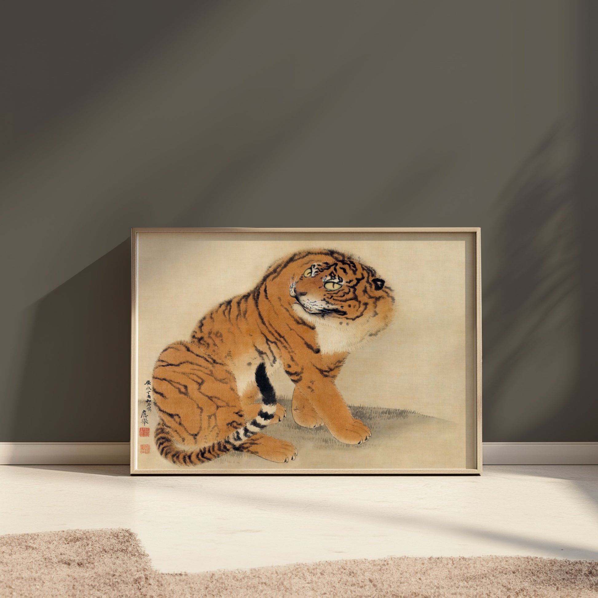 Premium Poster of Japanese Tiger Art Print Decor For Wall Hanging Posters
