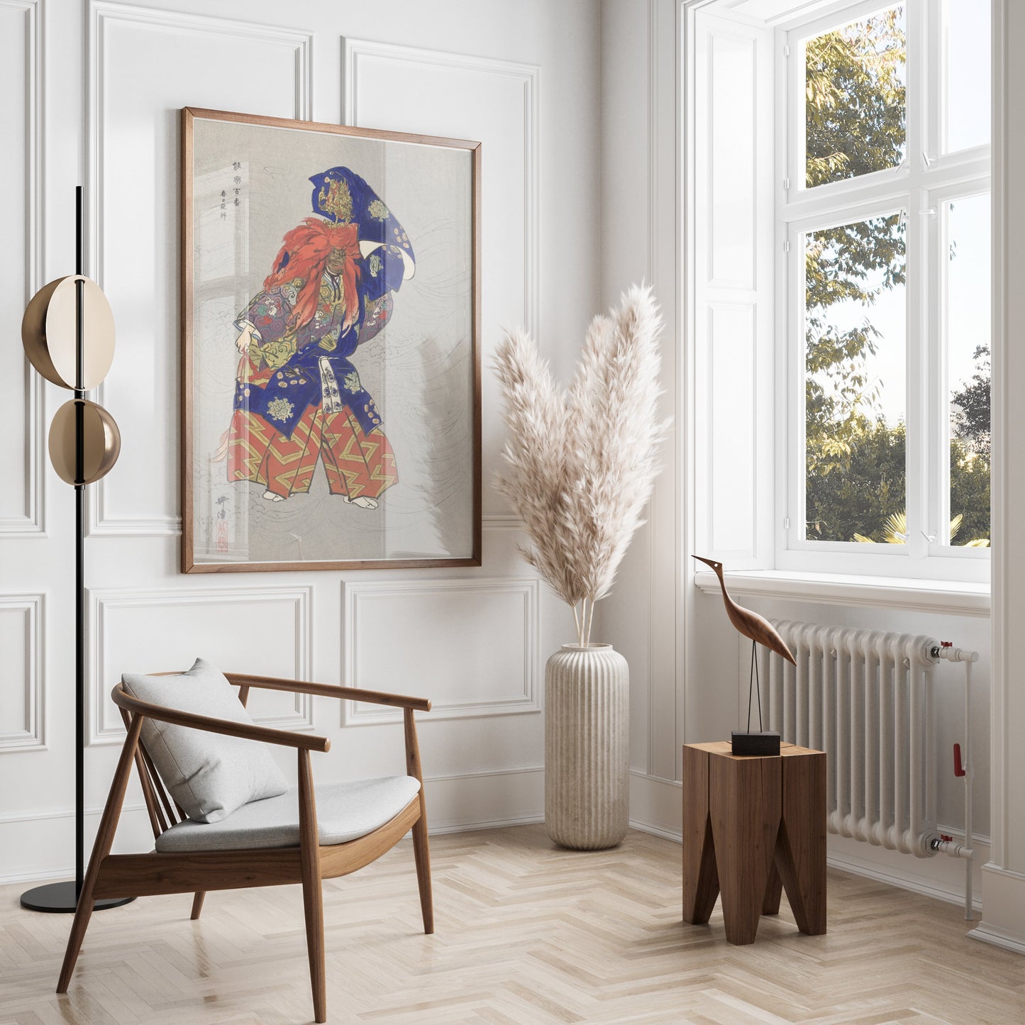 Premium Poster of Japanese Traditional Kabuki Theater Art Wall Posters
