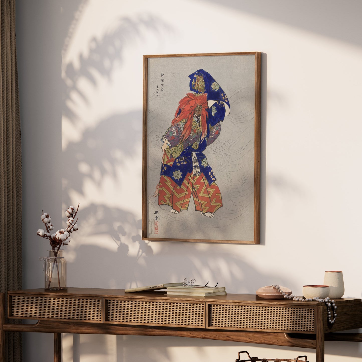 Premium Poster of Japanese Traditional Kabuki Theater Art Wall Posters