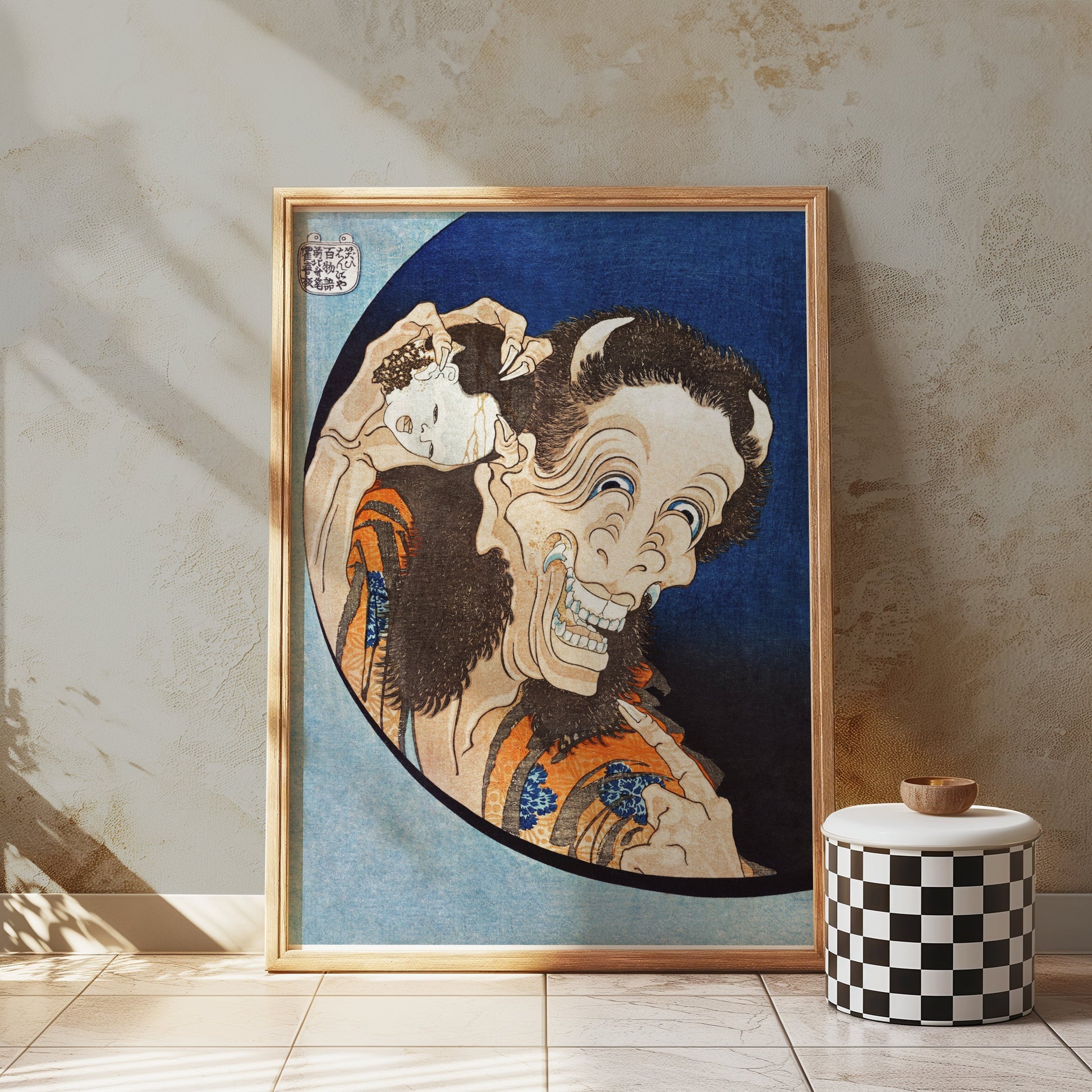 Premium Poster of Japanese Yokai Thrilling Art Print Wall Decor Posters