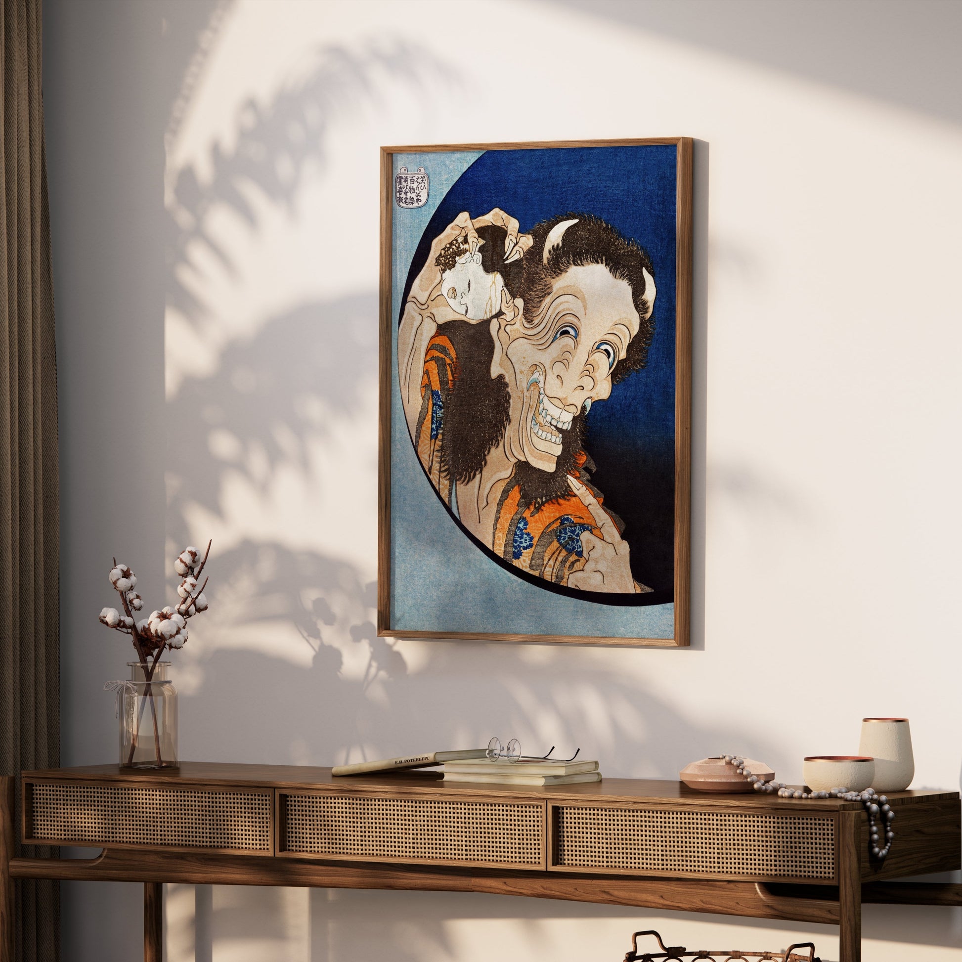 Premium Poster of Japanese Yokai Thrilling Art Print Wall Decor Posters