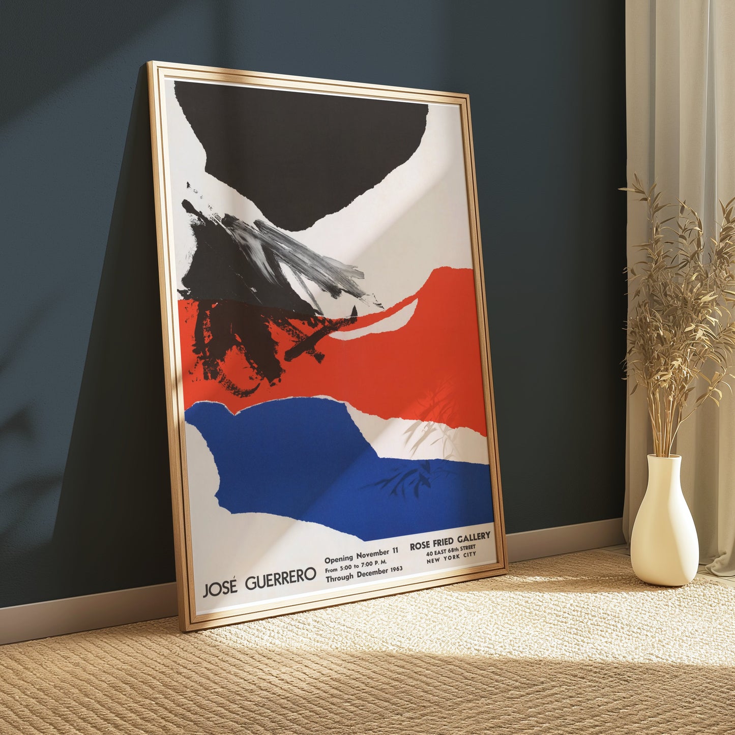 Premium Poster of José Guerrero Exhibition Art Print New York City Posters