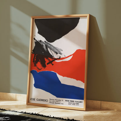 Premium Poster of José Guerrero Exhibition Art Print New York City Posters