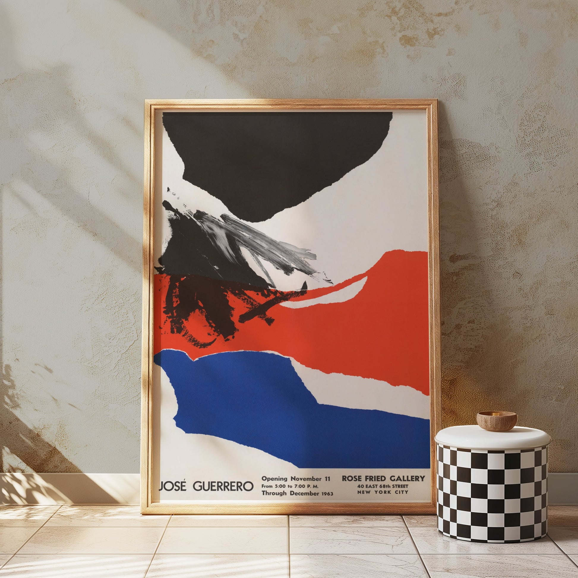 Premium Poster of José Guerrero Exhibition Art Print New York City Posters