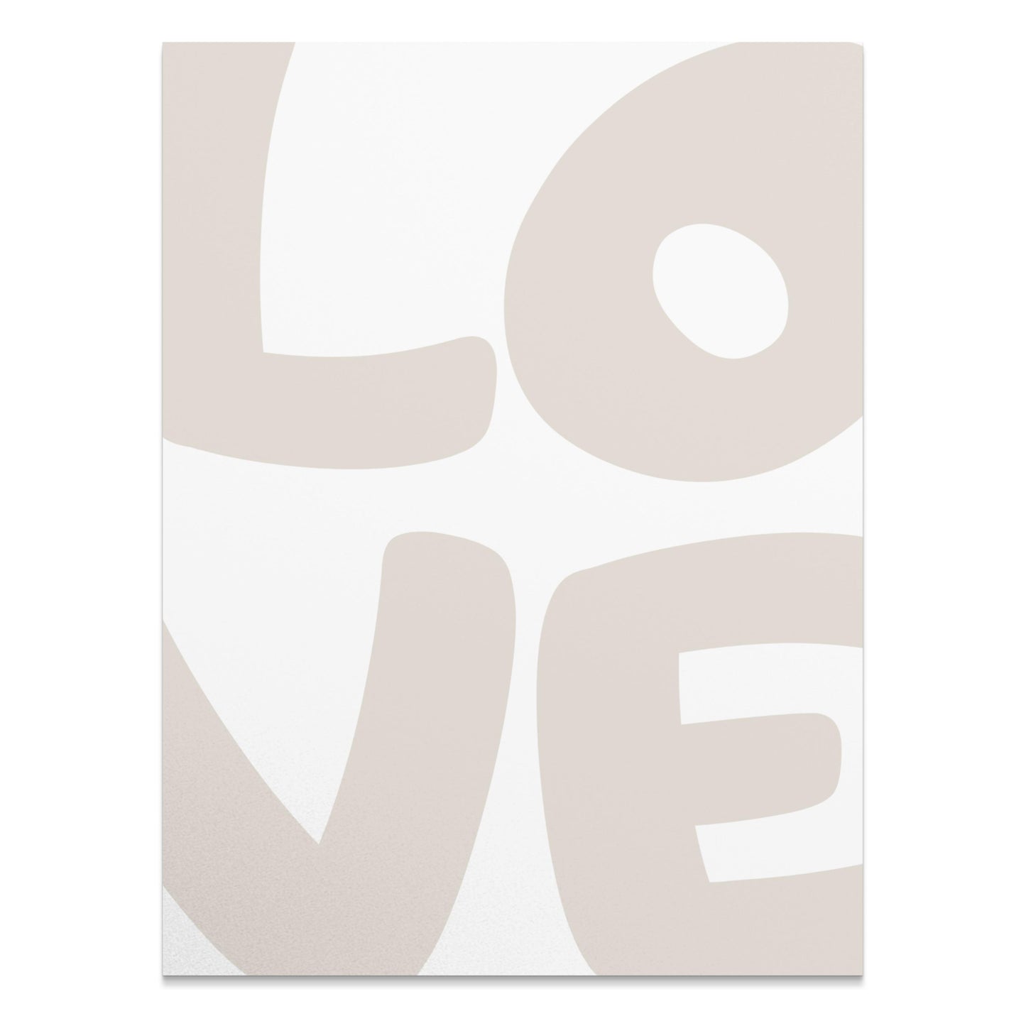Premium Poster of LOVE Typography Art Contemporary Wall Decor Posters