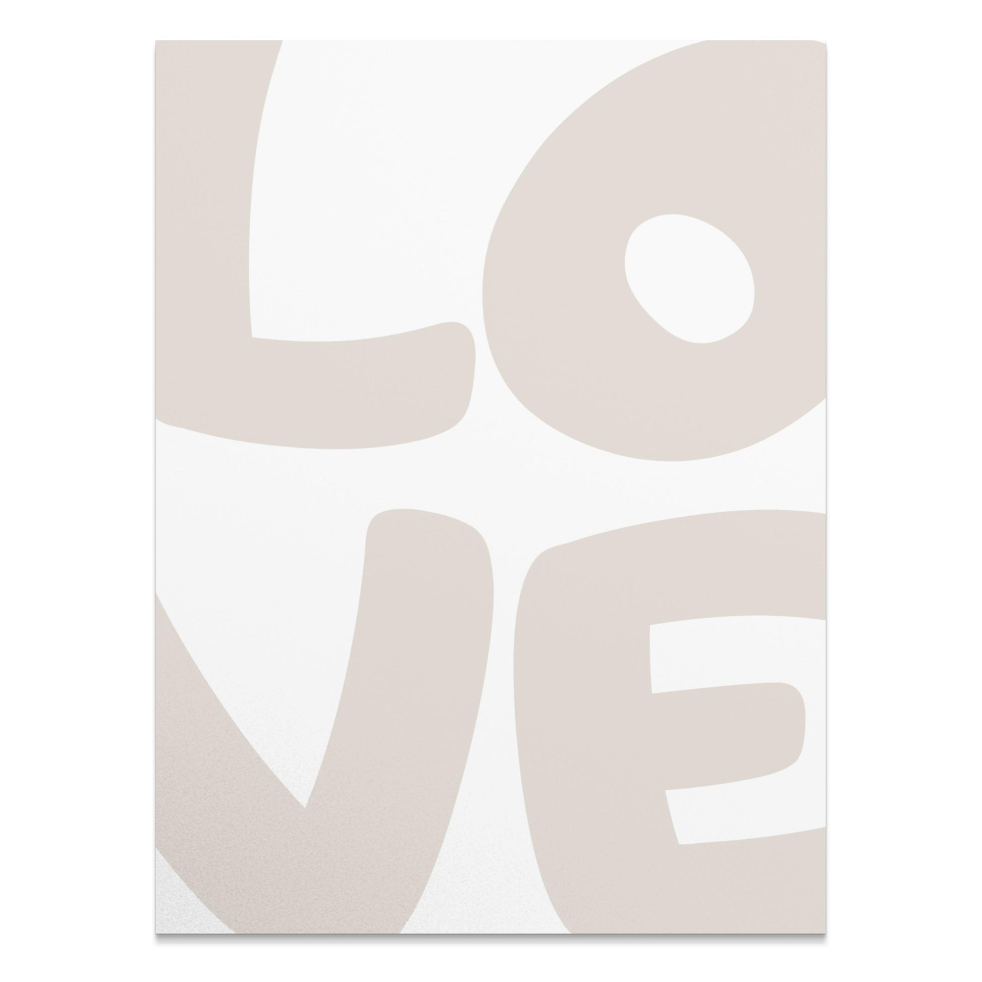 Premium Poster of LOVE Typography Art Contemporary Wall Decor Posters