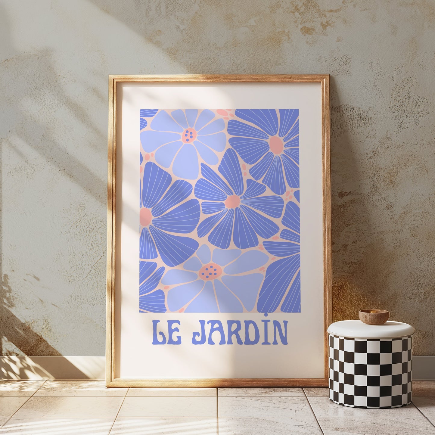 Premium Poster of Le Jardin Colorful Flower Art Print Posters