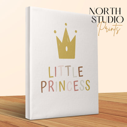 Premium Poster of Little Princess Nursery Wall Art Canvas Wraps