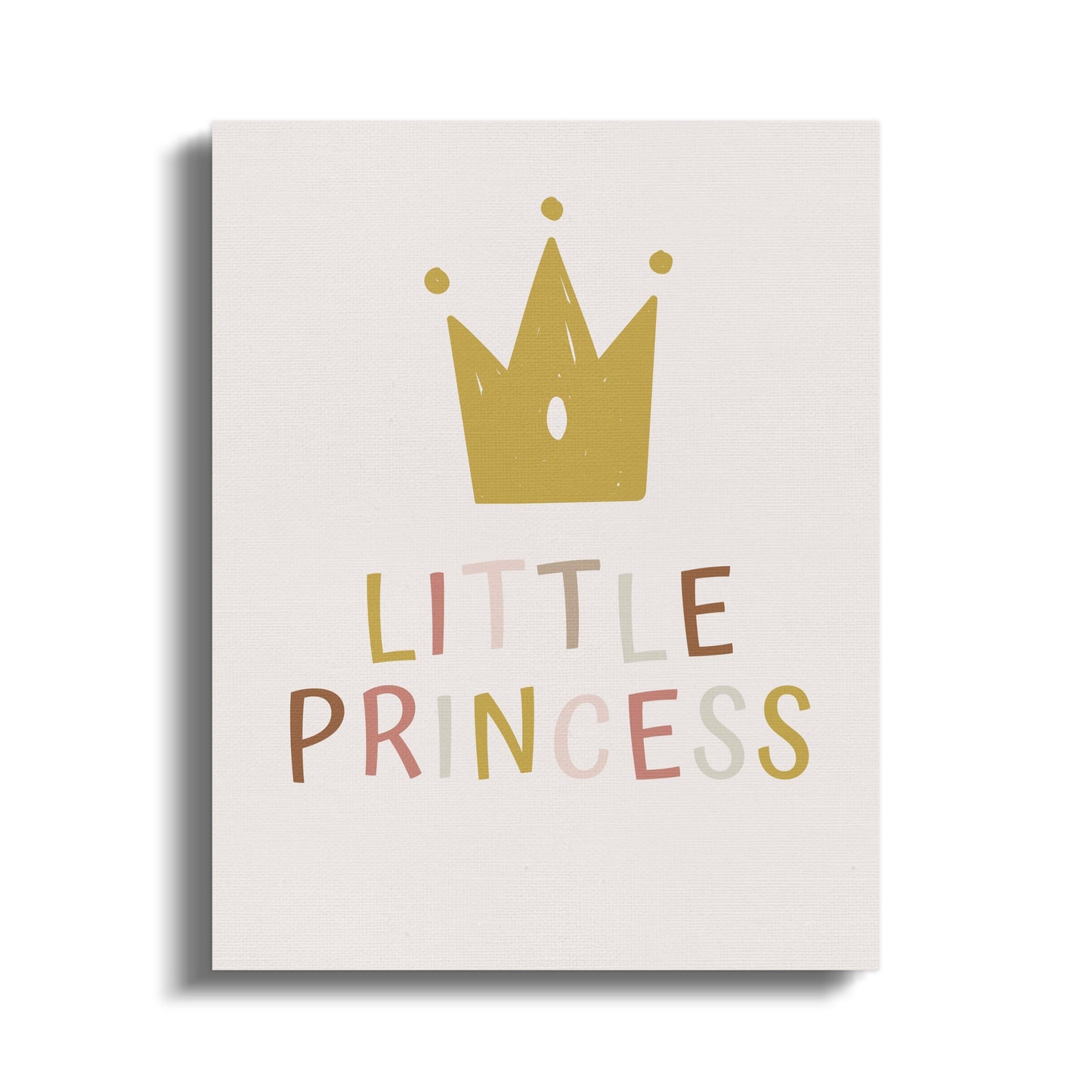 Premium Poster of Little Princess Nursery Wall Art Canvas Wraps