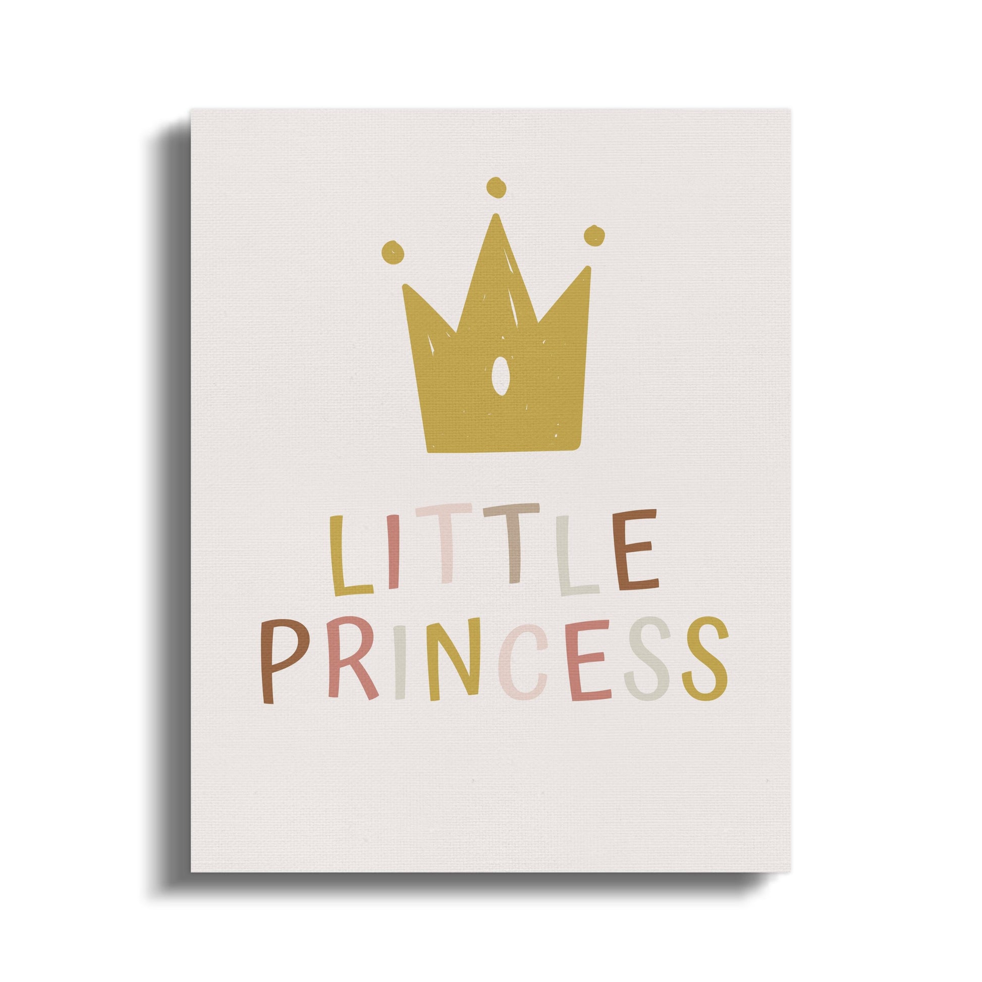 Premium Poster of Little Princess Nursery Wall Art Canvas Wraps