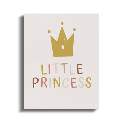 Premium Poster of Little Princess Nursery Wall Art Canvas Wraps