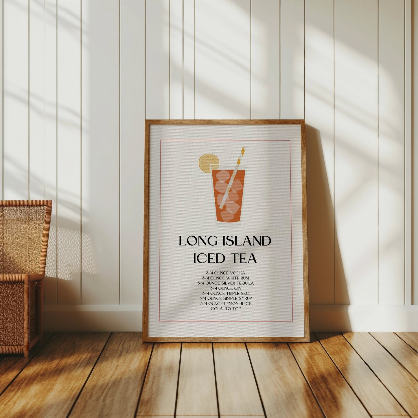 Premium Poster of Long Island Iced Tea Cocktails Art Print Posters