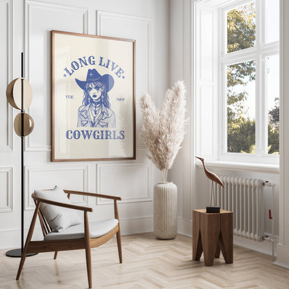 Premium Poster of Long Live Cowgirls Yee Haw Art Prints and Posters
