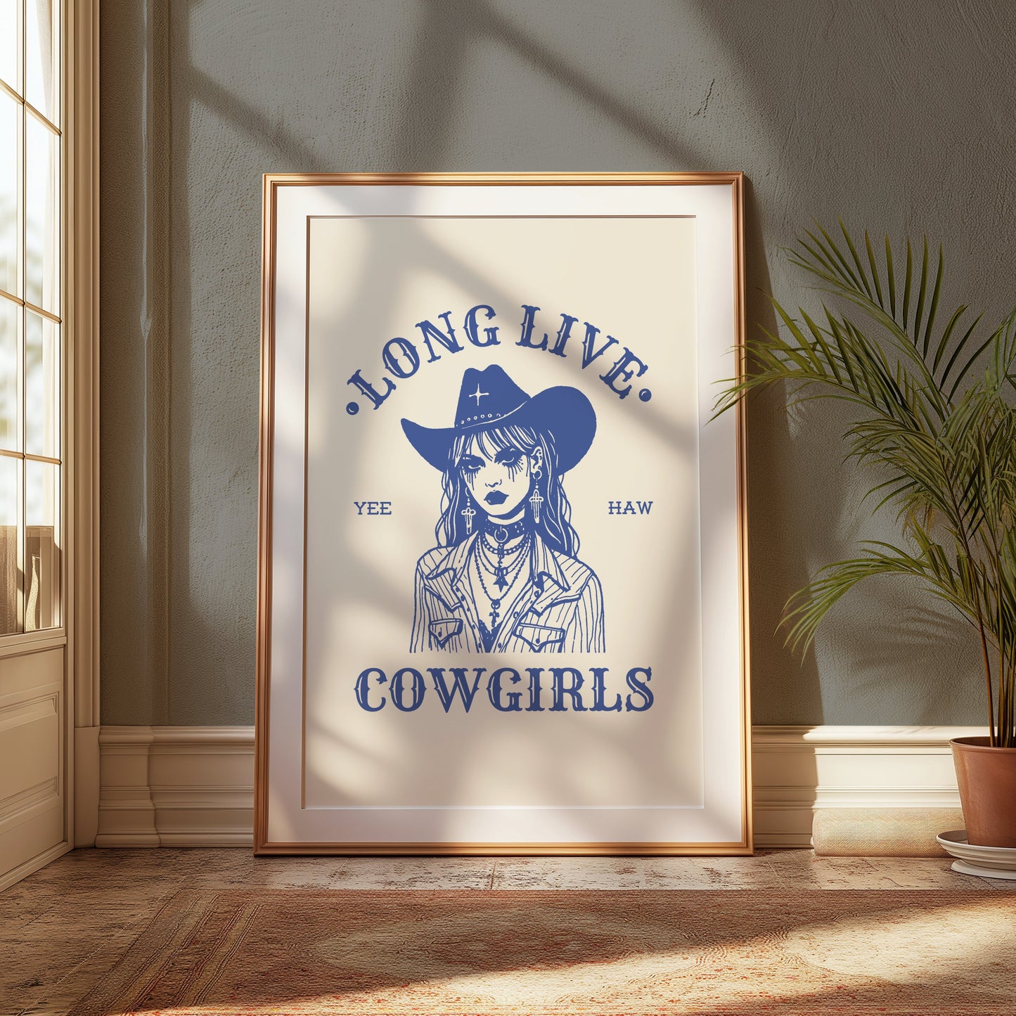 Premium Poster of Long Live Cowgirls Yee Haw Art Prints and Posters