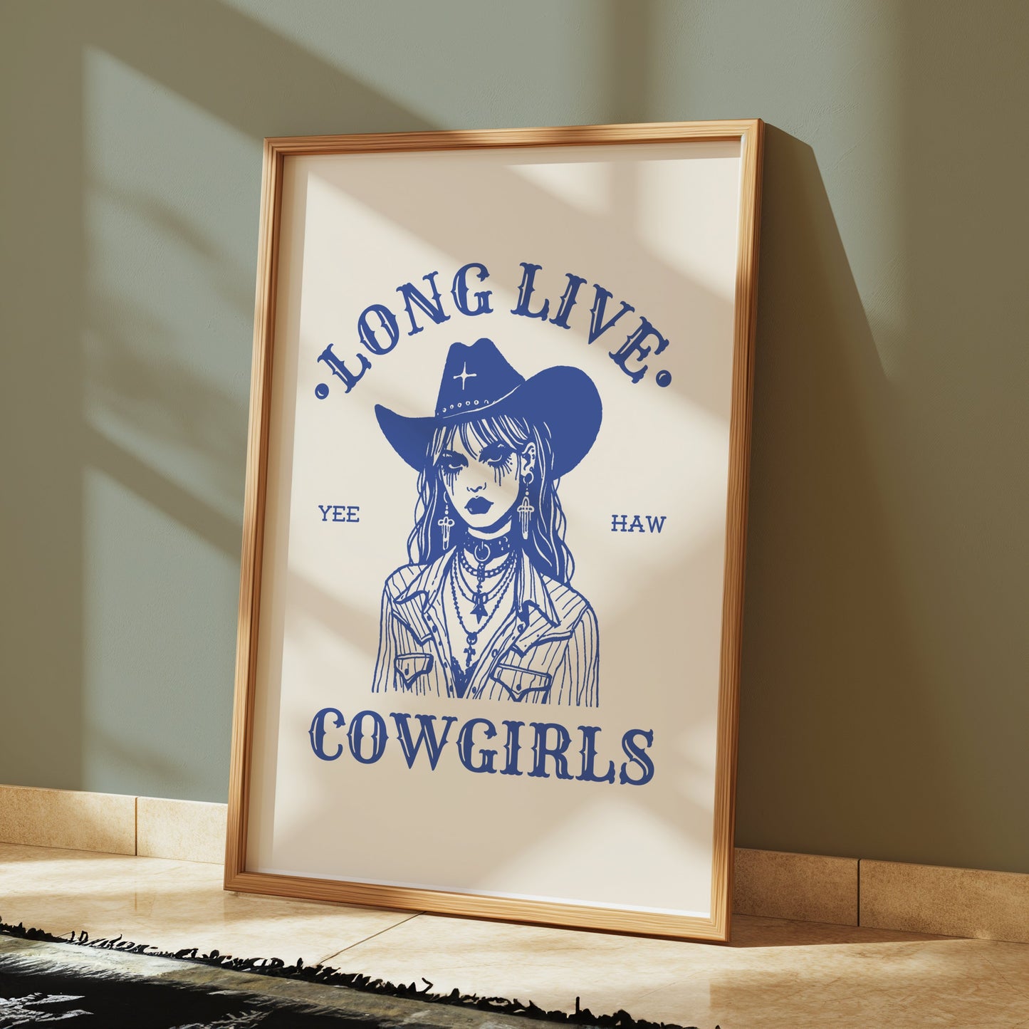 Premium Poster of Long Live Cowgirls Yee Haw Art Prints and Posters