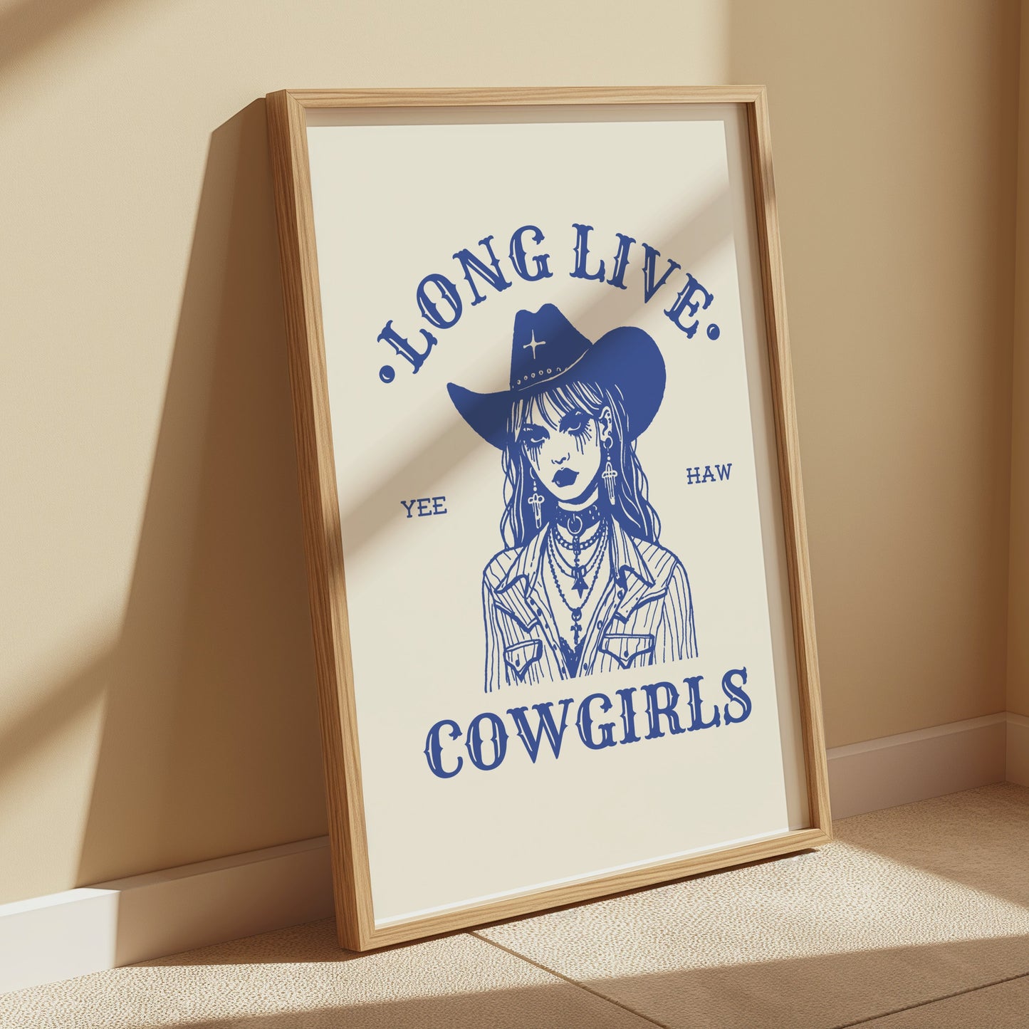 Premium Poster of Long Live Cowgirls Yee Haw Art Prints and Posters