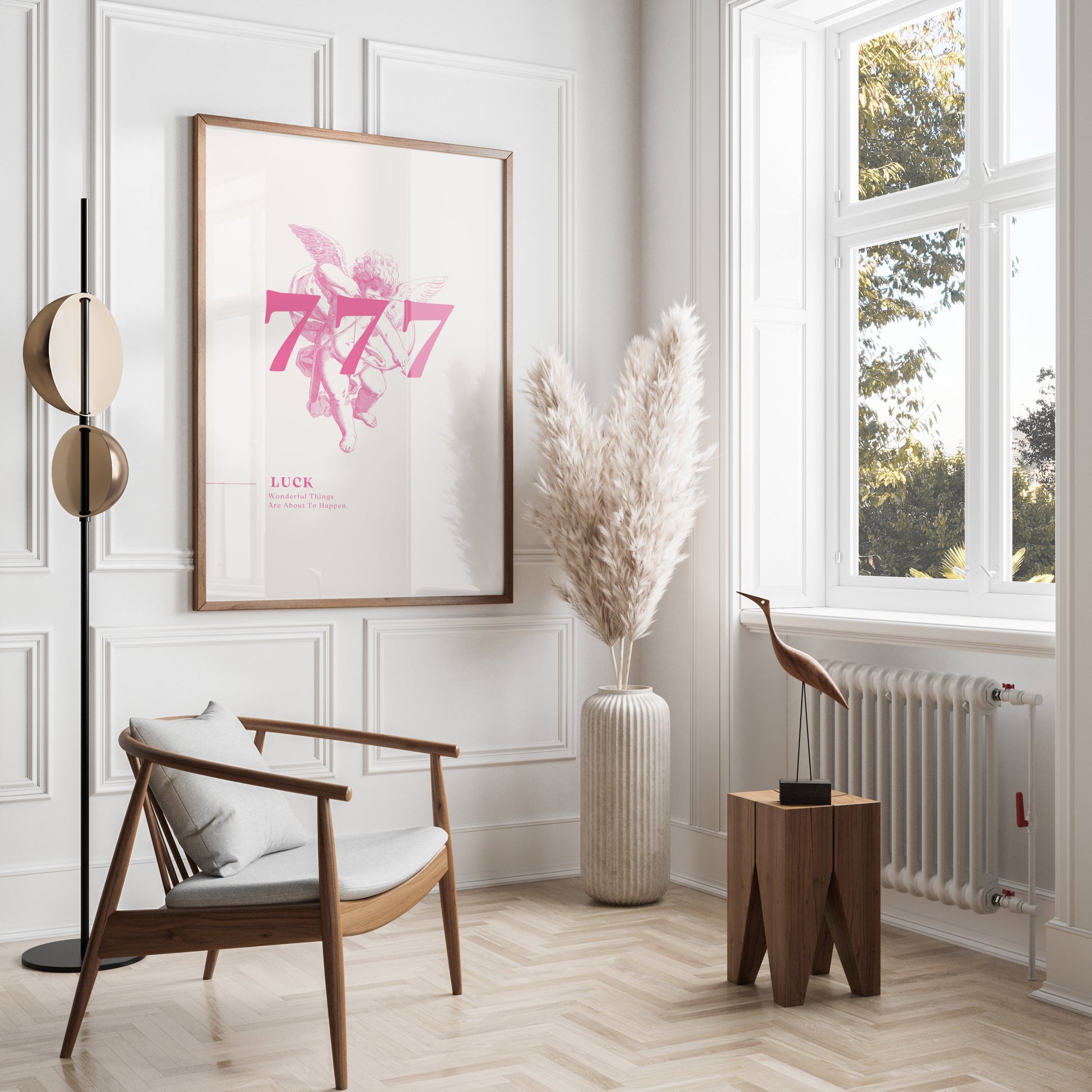 Premium Poster of Lucky Angel 777 Posters Wonderful Things Will Happen Posters