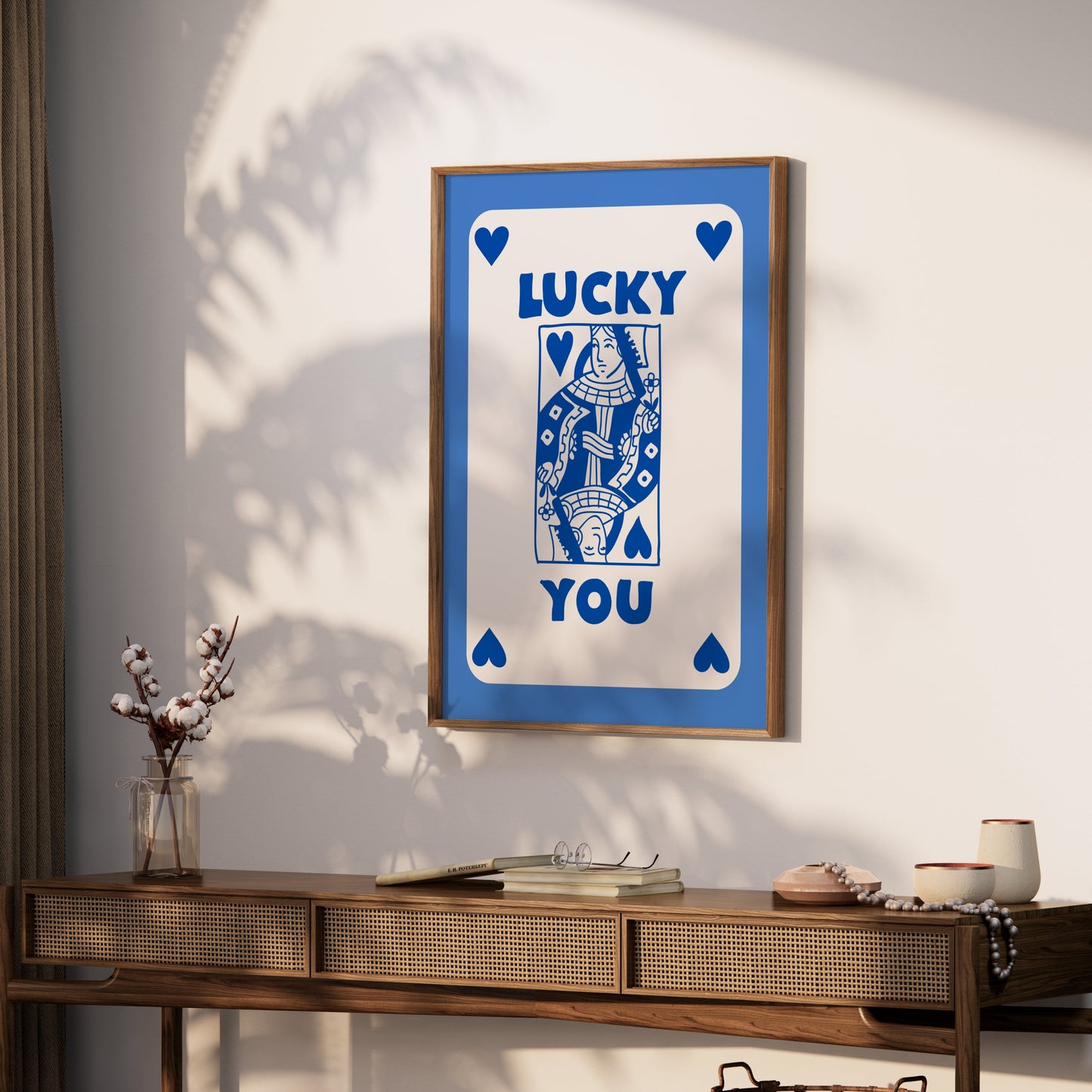 Premium Poster of Lucky You Playing Card Design Posters