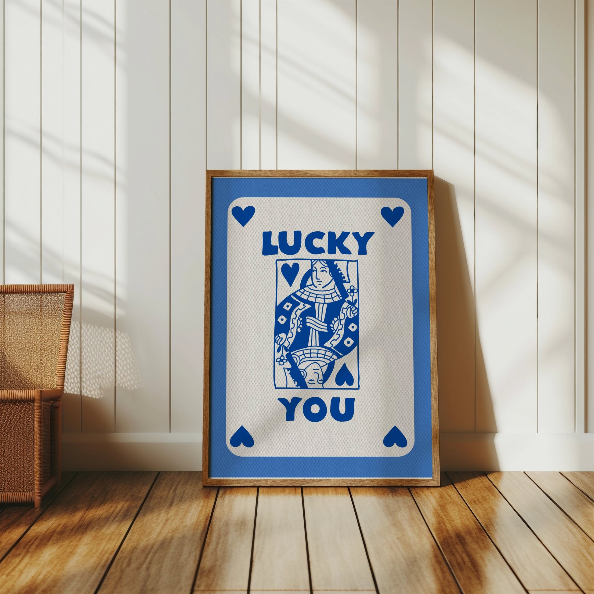 Premium Poster of Lucky You Playing Card Design Posters