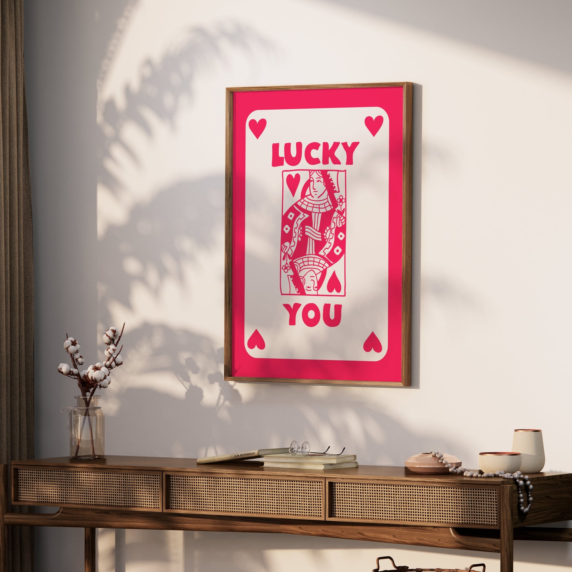 Premium Poster of Lucky You Playing Card King of Hearts Posters