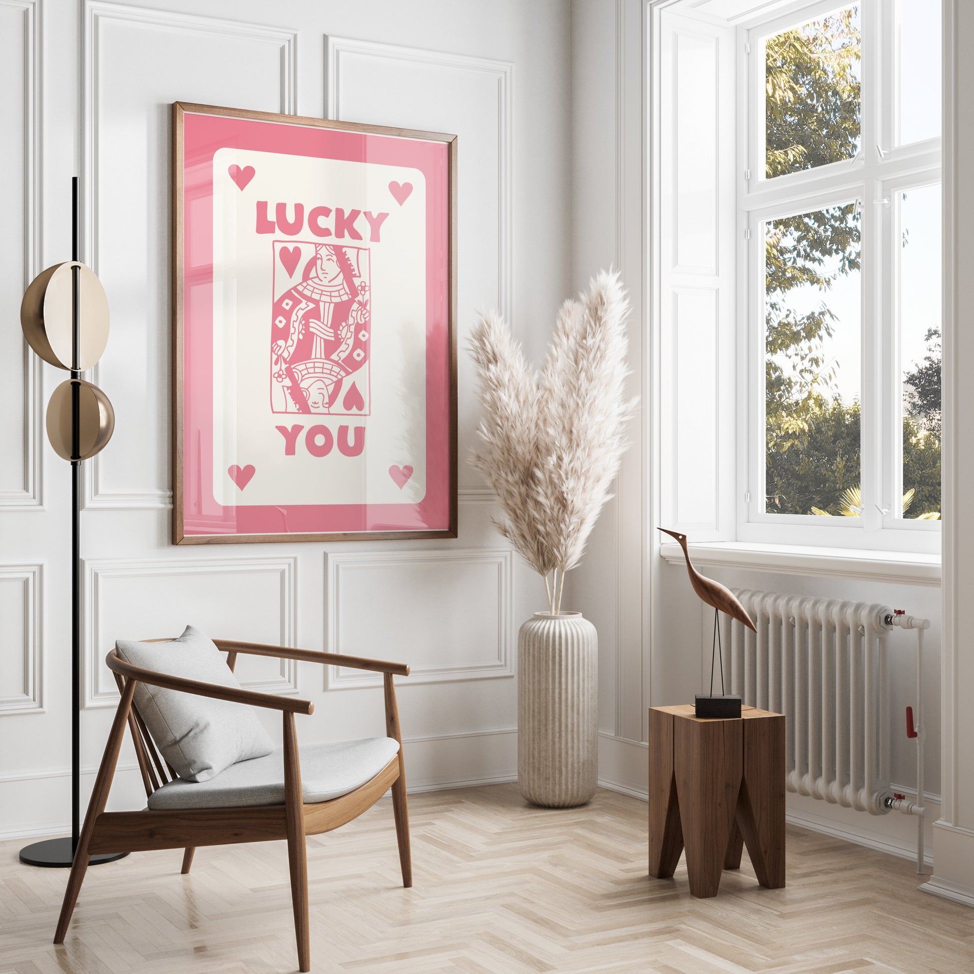 Premium Poster of Lucky You Queen of Hearts Art Print Posters