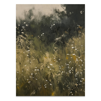 Premium Poster of Lush Meadow Wildflowers Scenic View Posters