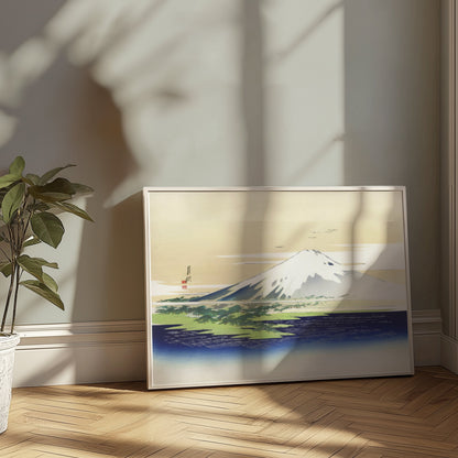 Premium Poster of Majestic Mount Fuji Vintage Japanese Art Print Posters