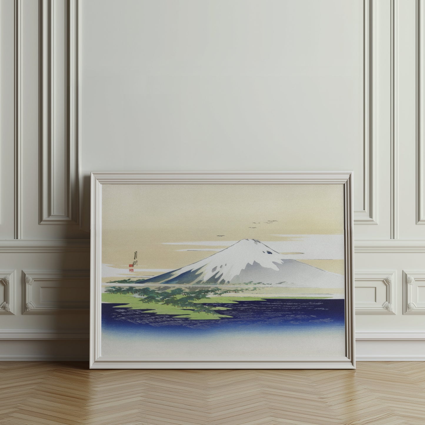 Premium Poster of Majestic Mount Fuji Vintage Japanese Art Print Posters