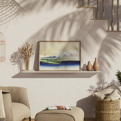 Premium Poster of Majestic Mount Fuji Vintage Japanese Art Print Posters