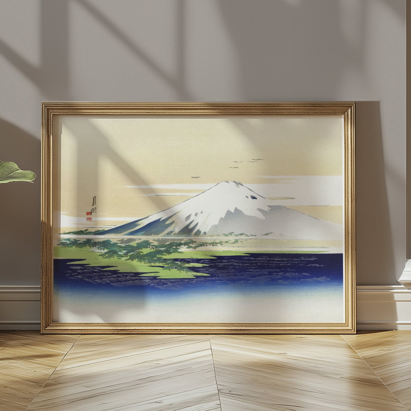 Premium Poster of Majestic Mount Fuji Vintage Japanese Art Print Posters